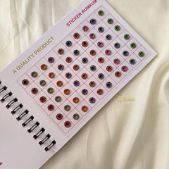 Fancy White Stone Sticker Bindi Book-Navya Suhag-BB142