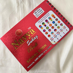 Fancy White Stone Sticker Bindi Book-Navya Suhag-BB142