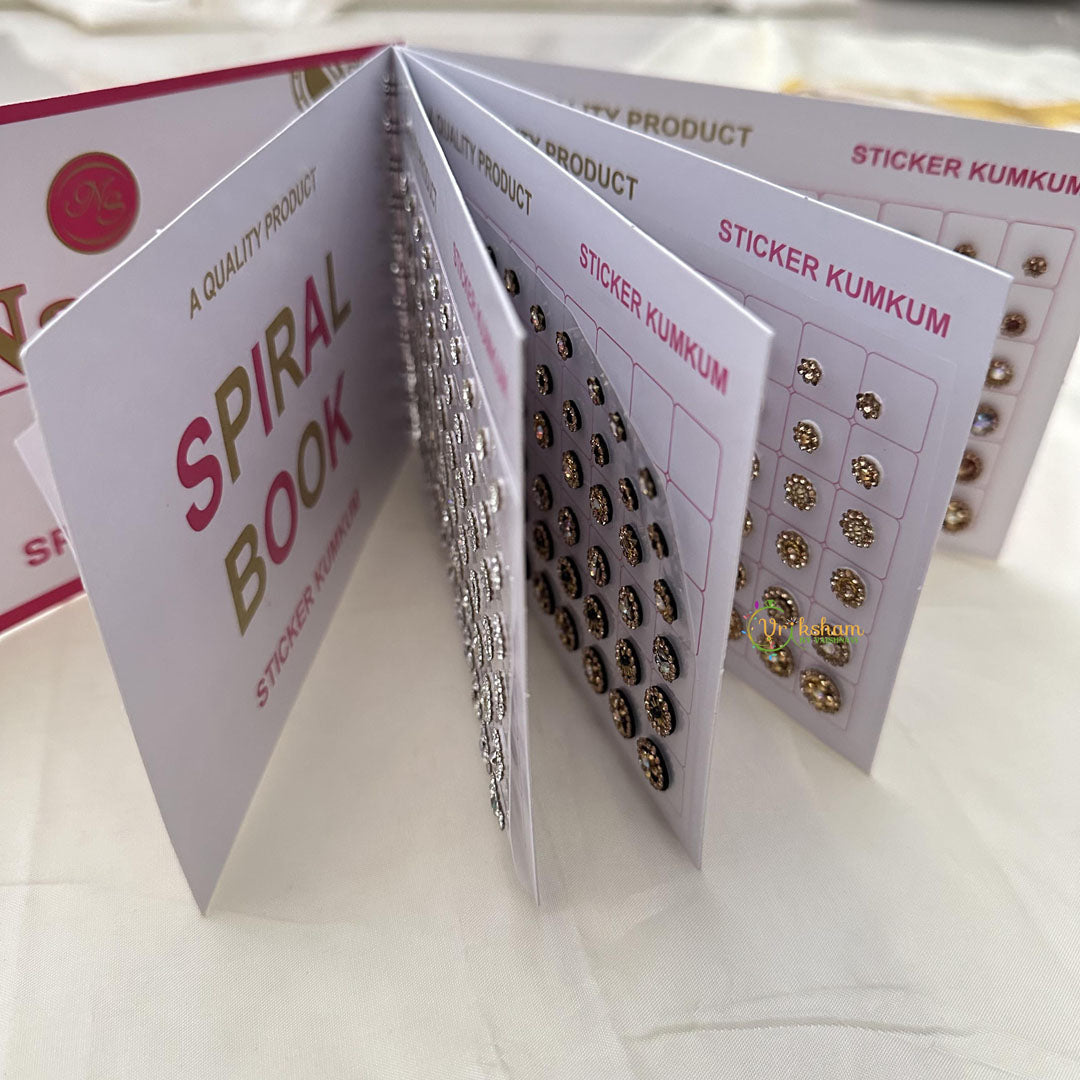 Fancy Cocktail Stone Sticker Bindi Book-Navya Suhag-BB147