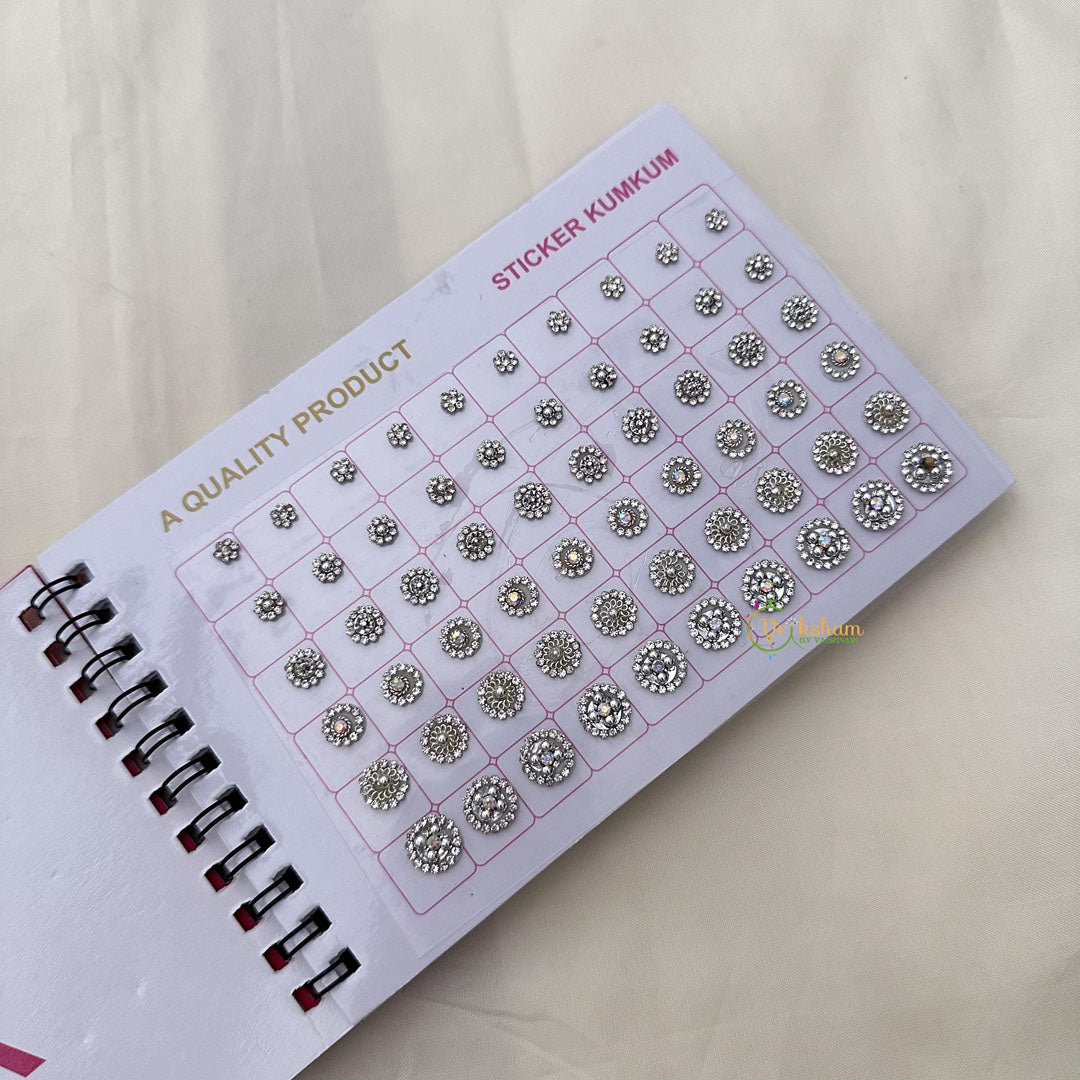Fancy Cocktail Stone Sticker Bindi Book-Navya Suhag-BB147