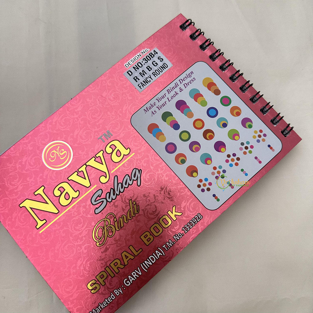 Fancy Cocktail Stone Sticker Bindi Book-Navya Suhag-BB147