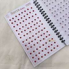 Plain Color Sticker Bindi Book-Navya Suhag-BB129