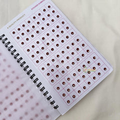 Plain Color Sticker Bindi Book-Navya Suhag-BB129