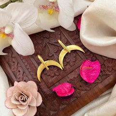 Vriksham Elegant Half Moon Style Kundan Jadau Bugadi-White-J4174