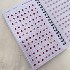 Plain Color Sticker Bindi Book-Navya Suhag-BB129