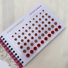 Cocktail Stone Sticker Bindi Book-Navya Suhag-BB143