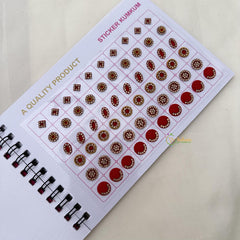 Cocktail Stone Sticker Bindi Book-Navya Suhag-BB143