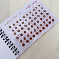 Cocktail Stone Sticker Bindi Book-Navya Suhag-BB143