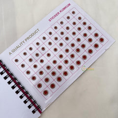 Cocktail Stone Sticker Bindi Book-Navya Suhag-BB143