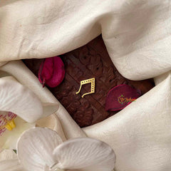 Vriksham Classic V-Shape White Stone Septum Ring-G22188