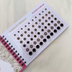 Shaded Cocktail Stone Sticker Bindi Book-Navya Suhag-BB144