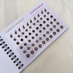 Shaded Cocktail Stone Sticker Bindi Book-Navya Suhag-BB144