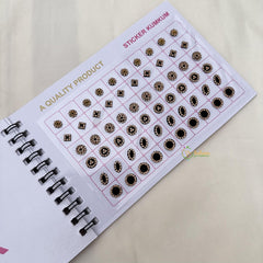 Shaded Cocktail Stone Sticker Bindi Book-Navya Suhag-BB144