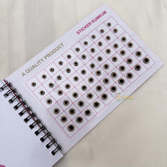 Shaded Cocktail Stone Sticker Bindi Book-Navya Suhag-BB144