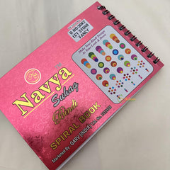 Fancy Bridal Red Stone Sticker Bindi Book-Navya Suhag-BB145