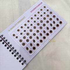 Maroon Stone Sticker Bindi Book-Navya Suhag-BB151