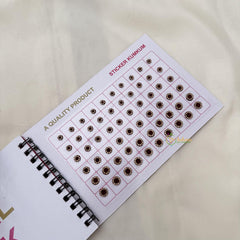 Maroon Stone Sticker Bindi Book-Navya Suhag-BB151