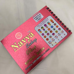 Maroon Stone Sticker Bindi Book-Navya Suhag-BB151