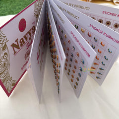 Multicolor Stone Sticker Bindi Book-Navya Suhag-BB152