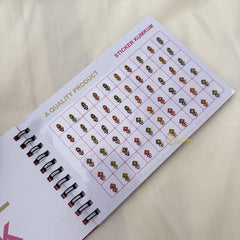 Multicolor Stone Sticker Bindi Book-Navya Suhag-BB152