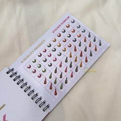 Multicolor Stone Sticker Bindi Book-Navya Suhag-BB152