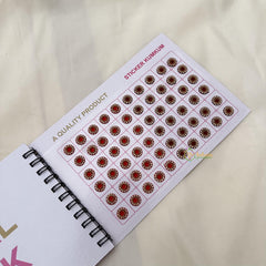 Multicolor Stone Sticker Bindi Book-Navya Suhag-BB152