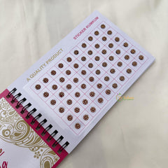 Color Stone Sticker Bindi Book-Navya Suhag-BB153