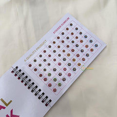 Color Stone Sticker Bindi Book-Navya Suhag-BB153