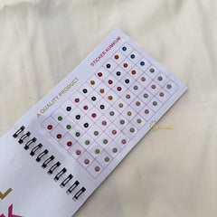 Color Stone Sticker Bindi Book-Navya Suhag-BB153