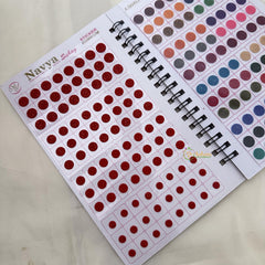 Colorful Small Size Sticker Bindi Book-Navya Suhag-BB132