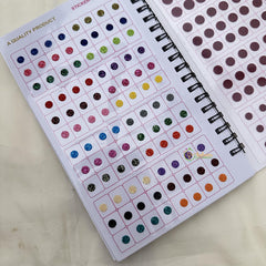 Colorful Small Size Sticker Bindi Book-Navya Suhag-BB132