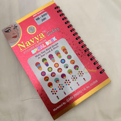 Colorful Small Size Sticker Bindi Book-Navya Suhag-BB132