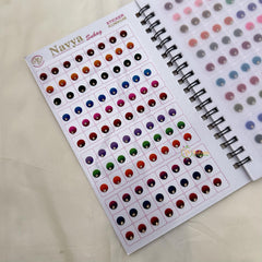 Plain Color Different Shape Sticker Bindi Book-Navya Suhag-BB130