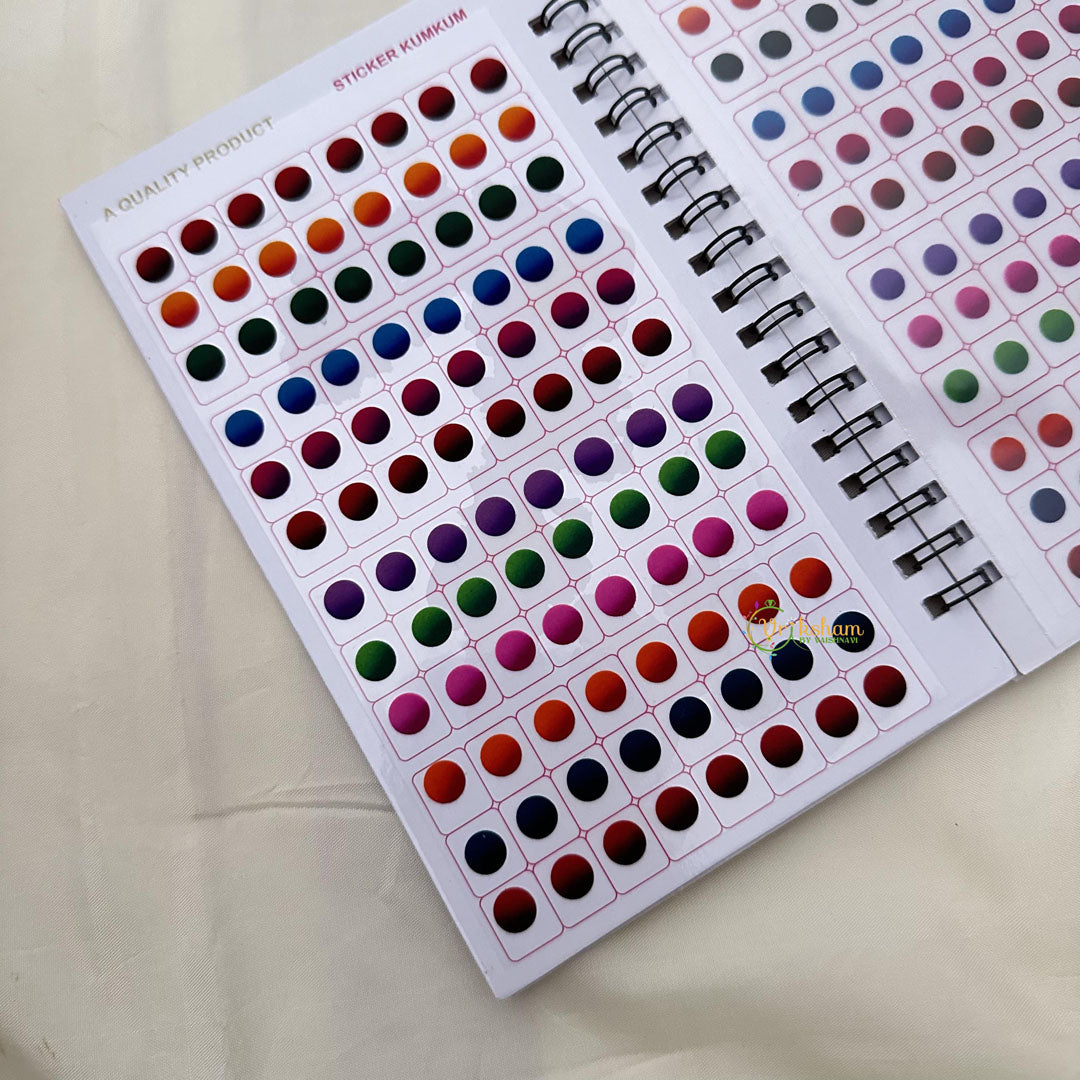 Designer Color Sticker Bindi Book-Navya Suhag-BB134