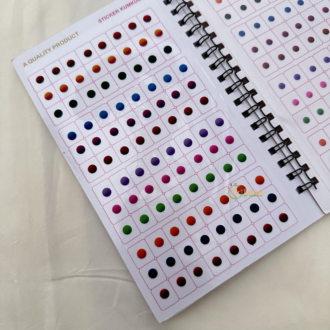 Designer Color Sticker Bindi Book-Navya Suhag-BB134