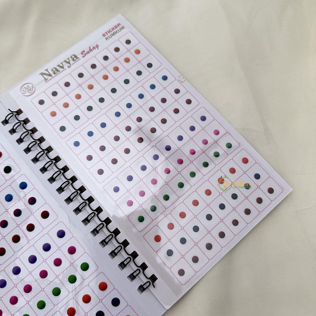 Designer Color Sticker Bindi Book-Navya Suhag-BB134
