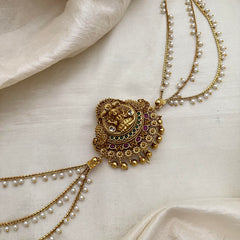 Premium Mayil Lakshmi Jada Billai with Pearl Maatil-Bun Billai-G13147