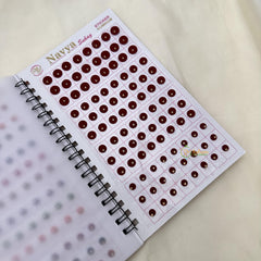 Plain Round Shaped Bindi Book-Navya Suhag-BB128