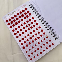 Double Shaded Color Sticker Bindi Book-Navya Suhag-BB133