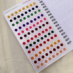 Double Shaded Color Sticker Bindi Book-Navya Suhag-BB133