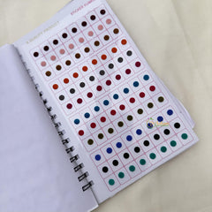 Double Shaded Color Sticker Bindi Book-Navya Suhag-BB133