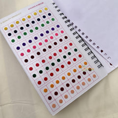 Double Shaded Color Sticker Bindi Book-Navya Suhag-BB133