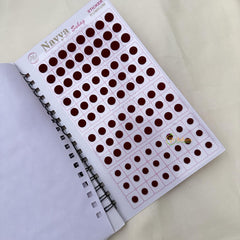 Double Shaded Color Sticker Bindi Book-Navya Suhag-BB133