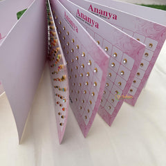 Fancy Cocktail Sticker Bindi Book-Ananya-BB155