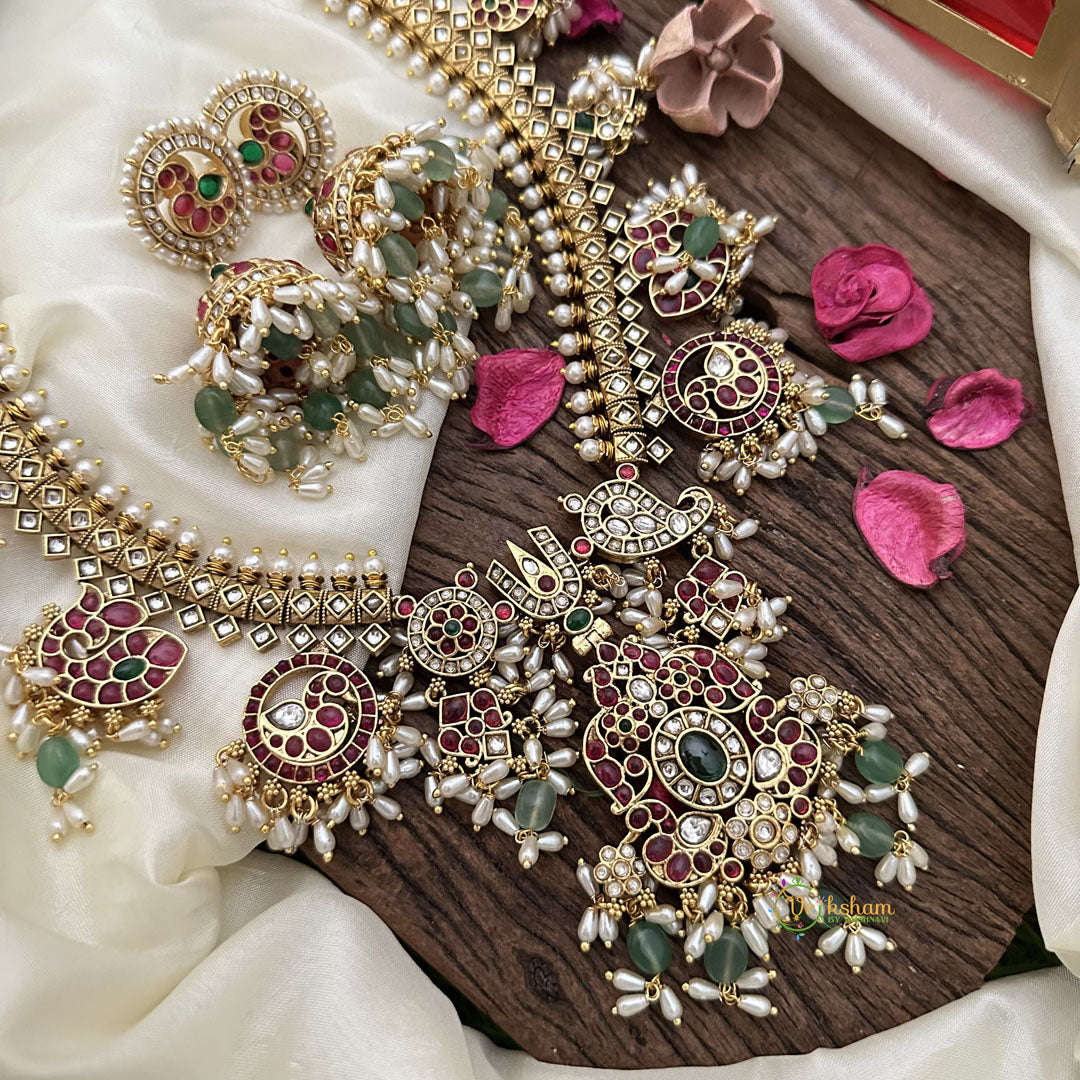 Vriksham Exquisite Nita Ambani Long Guttapusalu-G16169