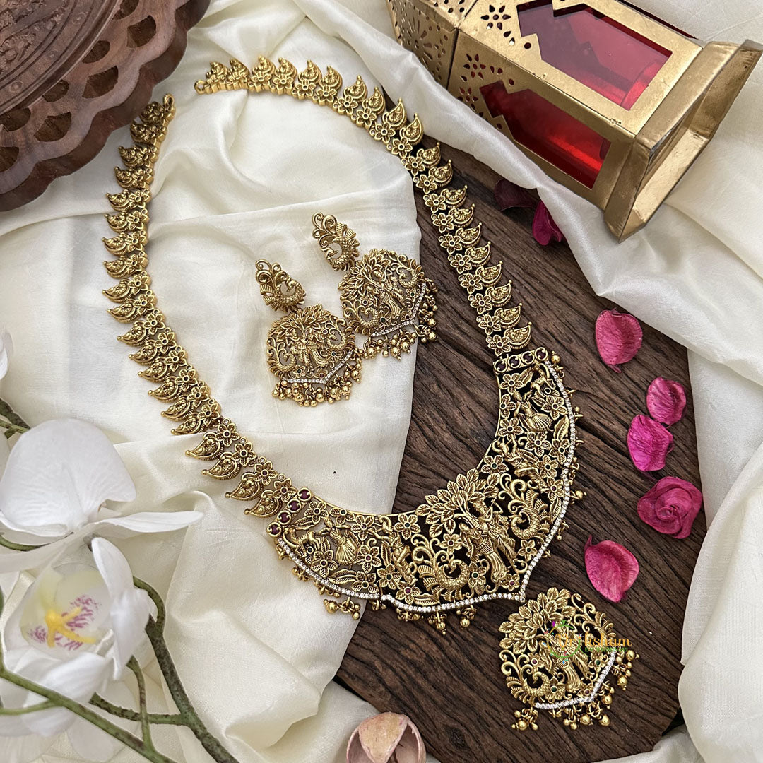 Vriksham Gold Look Alike Radha Krishan Manga Neckpiece-G16204