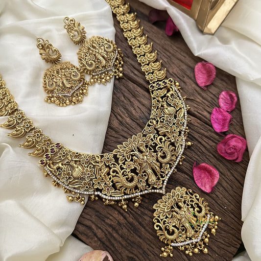 Vriksham Gold Look Alike Radha Krishan Manga Neckpiece-G16204