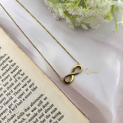 Vriksham Infinity Gold Look Alike Anti Tarnish Necklace Chain-G20938