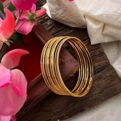 Simple Gold Look Alike Daily Wear Bangles-G13172