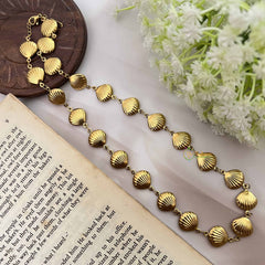 Vriksham Gold Plated Seashell Anti Tarnish Necklace Chain-G20962